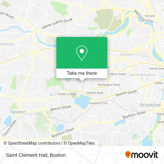 Saint Clement Hall map