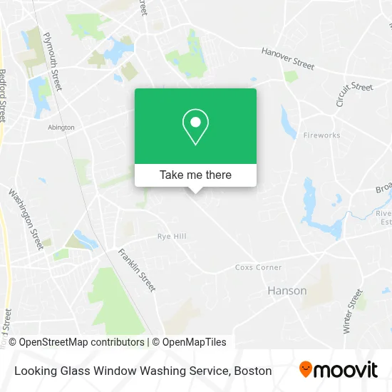 Looking Glass Window Washing Service map