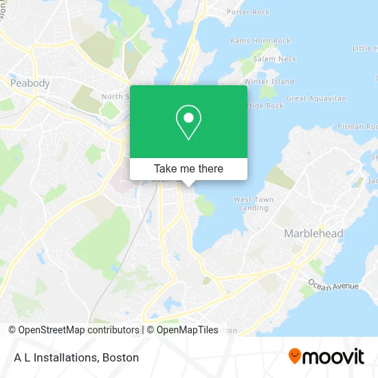 A L Installations map