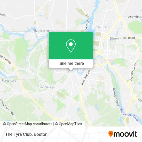 The Tyra Club map