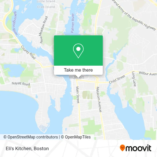 Eli's Kitchen map