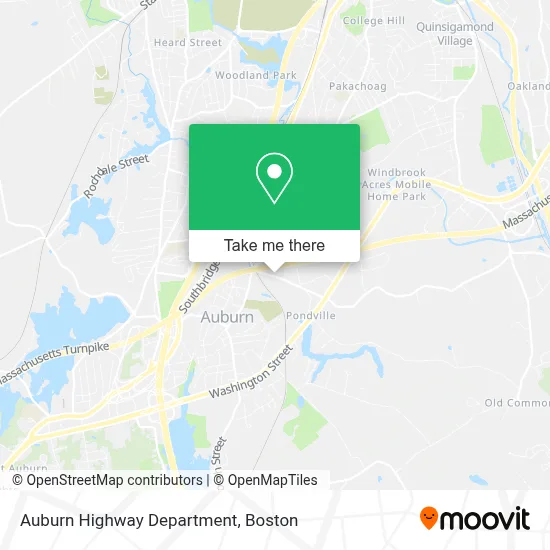 Auburn Highway Department map