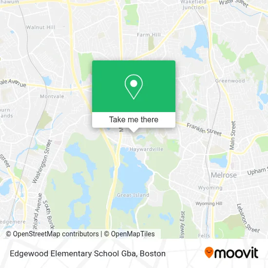 Edgewood Elementary School Gba map