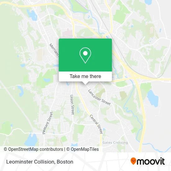 Leominster Collision map