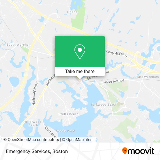 Emergency Services map