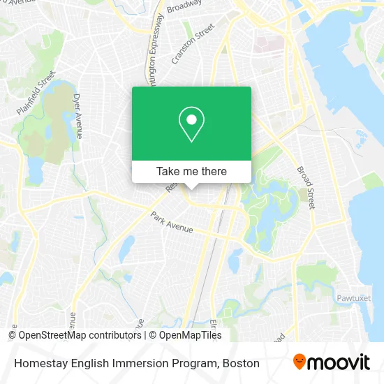 Homestay English Immersion Program map