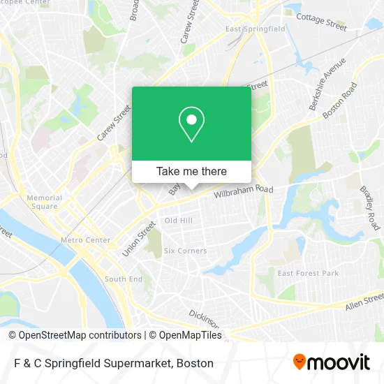 F & C Springfield Supermarket map
