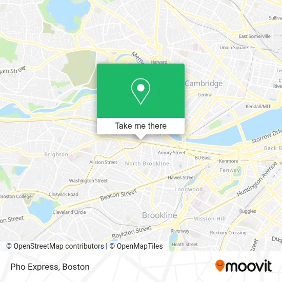 Pho Express map