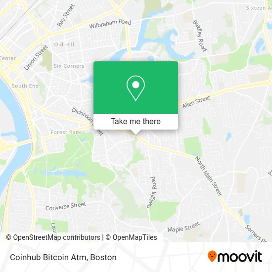 Coinhub Bitcoin Atm map