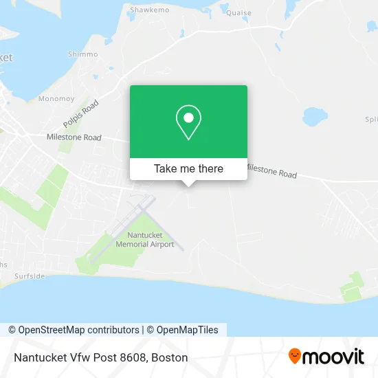 Nantucket Vfw Post 8608 map