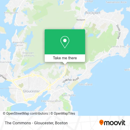 The Commons - Gloucester map