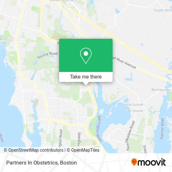 Partners In Obstetrics map