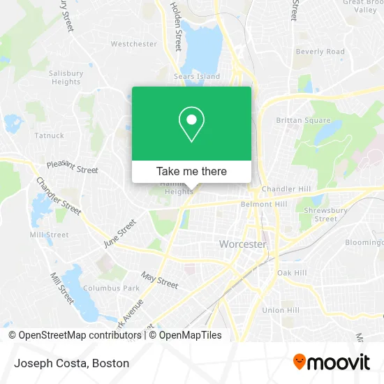 Joseph Costa map