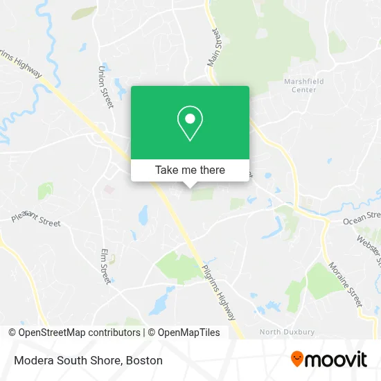 Modera South Shore map