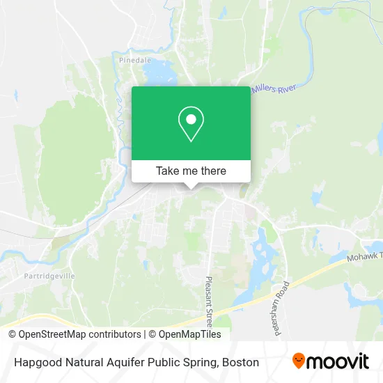 Hapgood Natural Aquifer Public Spring map