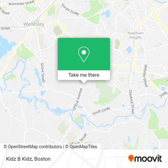 Kidz B Kidz map