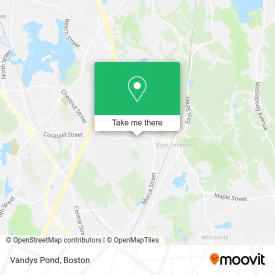Vandys Pond map