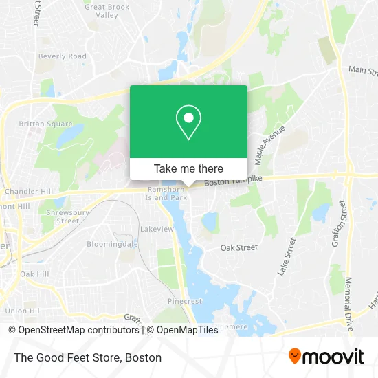The Good Feet Store map