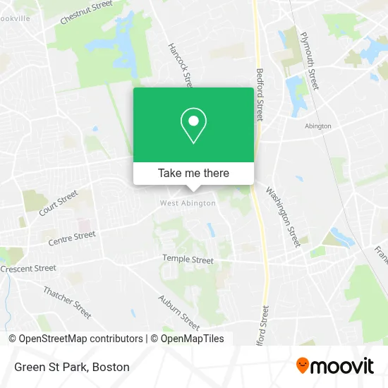 Green St Park map