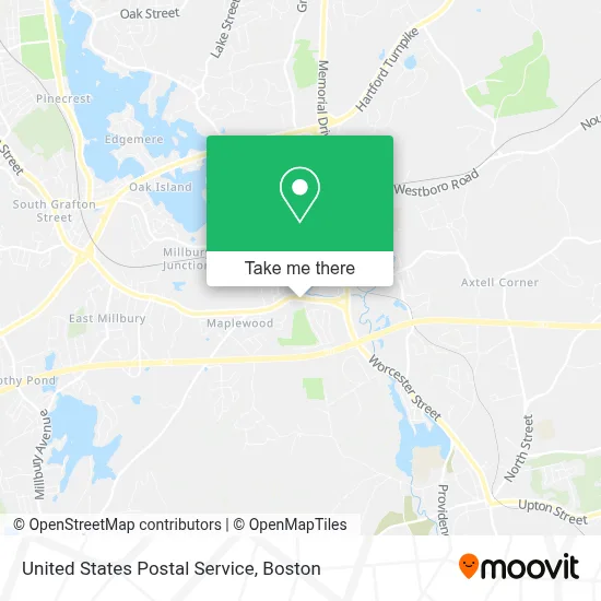 United States Postal Service map