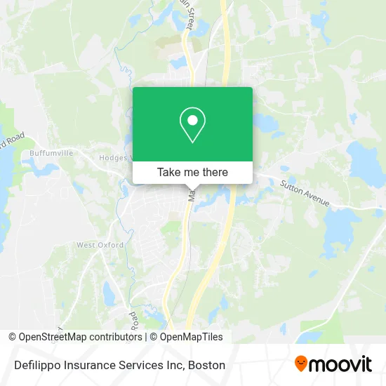 Defilippo Insurance Services Inc map