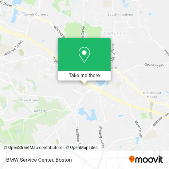 Bmw Service Center map