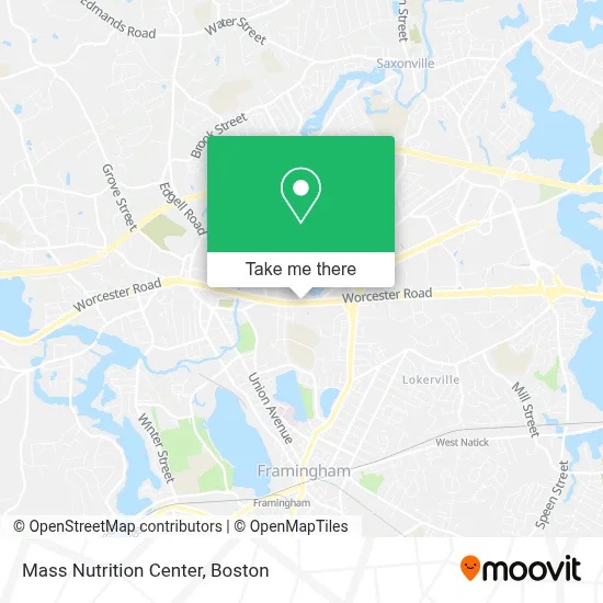 Mass Nutrition Center map