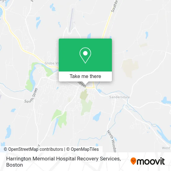 Harrington Memorial Hospital Recovery Services map
