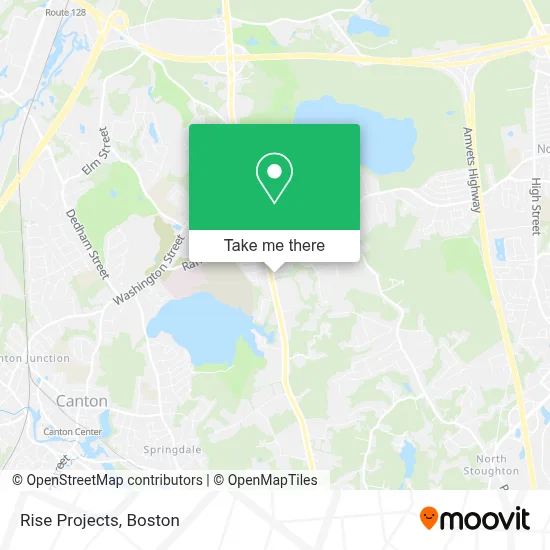 Rise Projects map