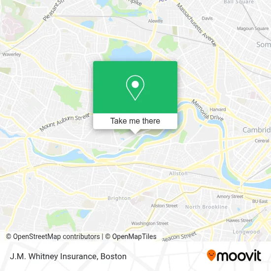 J.M. Whitney Insurance map