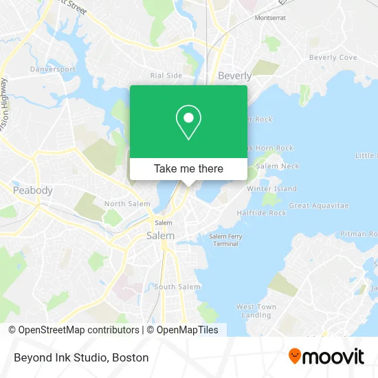 Beyond Ink Studio map