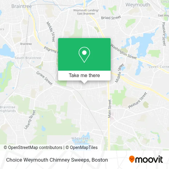 Choice Weymouth Chimney Sweeps map