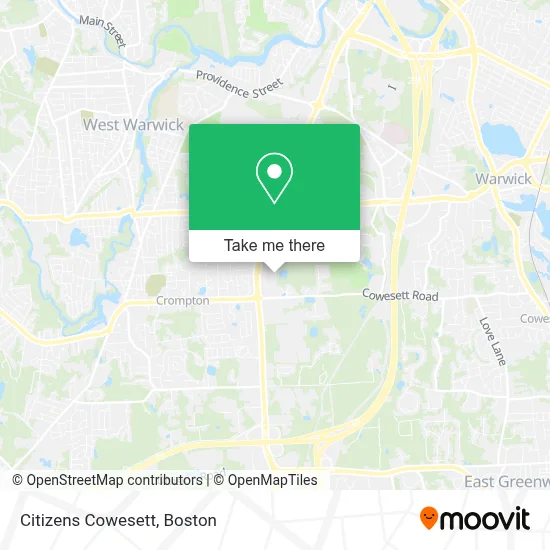 Citizens Cowesett map