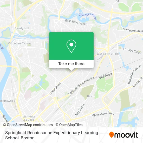 Springfield Renaissance Expeditionary Learning School map