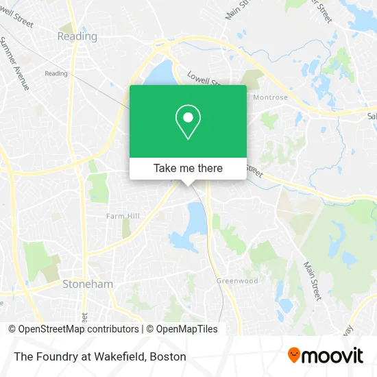 The Foundry at Wakefield map