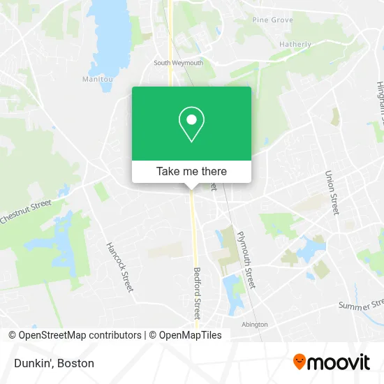 Dunkin' map