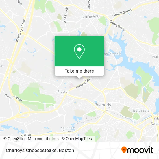 Charleys Cheesesteaks map