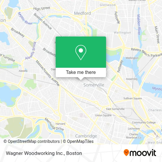 Wagner Woodworking Inc. map