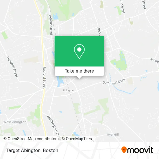 Target Abington map