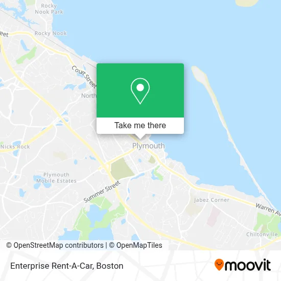 Enterprise Rent-A-Car map
