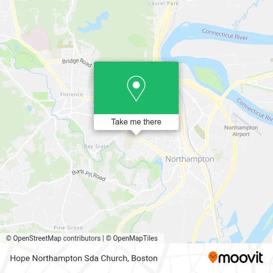 Hope Northampton Sda Church map