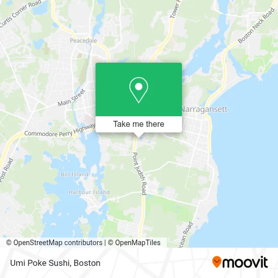 Umi Poke Sushi map