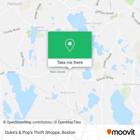 Duke's & Pop's Thrift Shoppe map