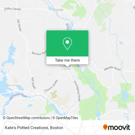 Kate's Potted Creations map