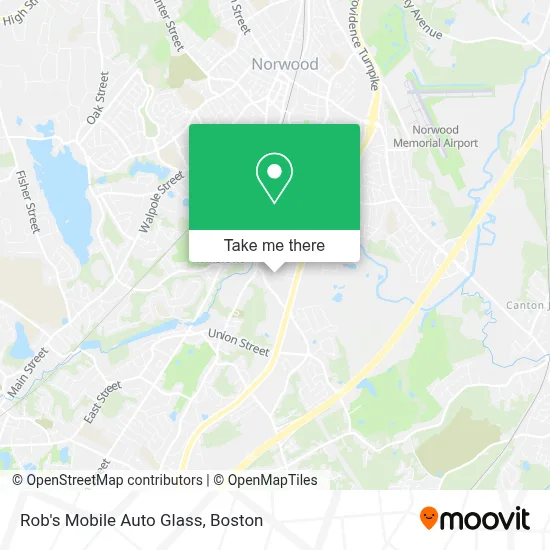 Rob's Mobile Auto Glass map