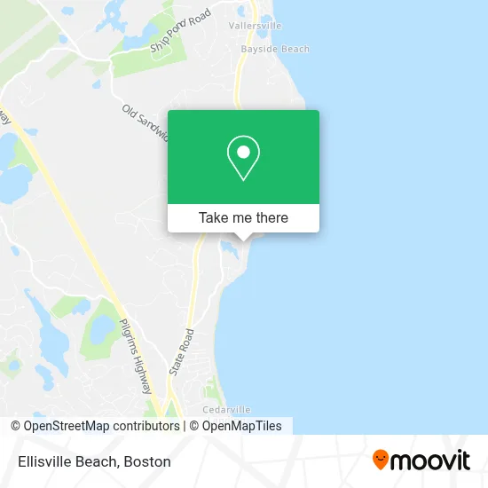 Ellisville Beach map