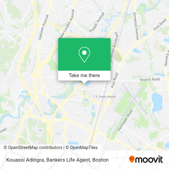 Kouassi Adingra, Bankers Life Agent map