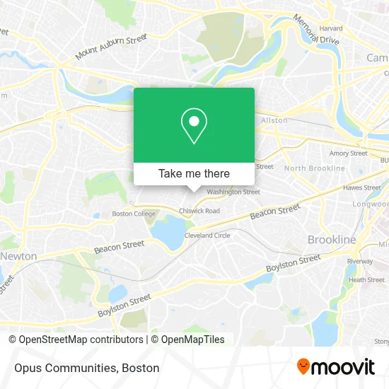 Opus Communities map