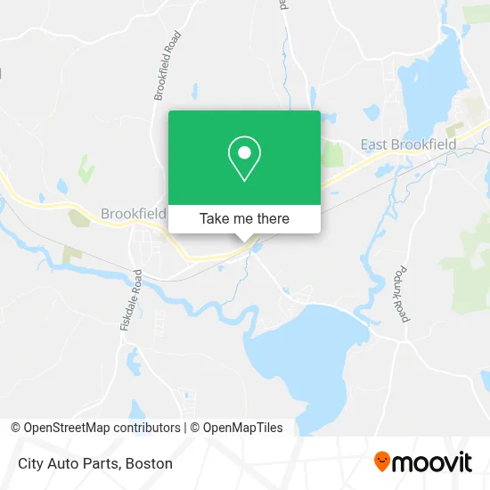 City Auto Parts map