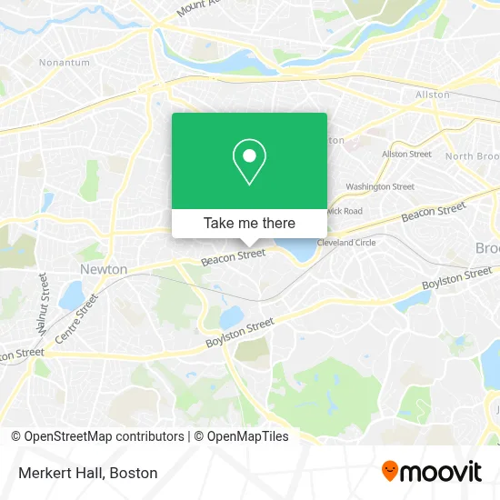 Merkert Hall map